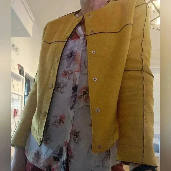 Zara Faux suede jacket - Picture 1 of 12